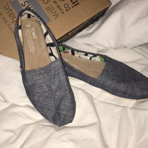 Denim Toms Flats
